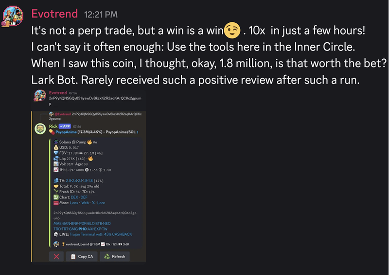 Community member testimonial